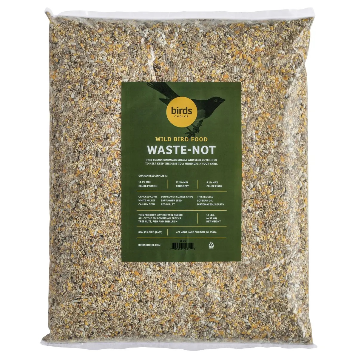 Birds Choice Waste-Not Wild Bird Food 10 lb.